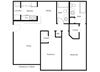 2 Bedroom Floor Plan